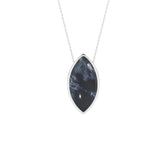 natural pietersite marquise shape pendant necklace