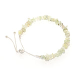 natural prehnite rough shape bolo bracelet
