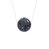 natural pietersite round shape pendant necklace