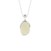 natural libyan rough shape pendant necklace