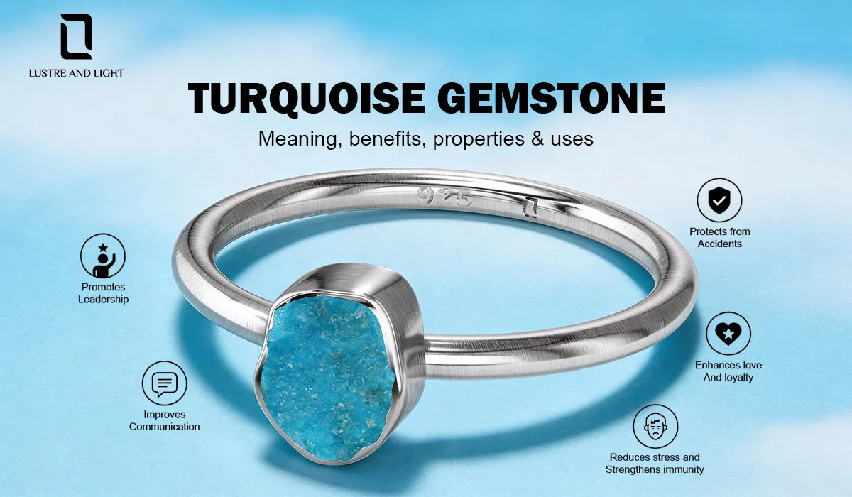 Turquoise Gemstone: Meaning, Benefits, Properties and Uses – Lustre and ...