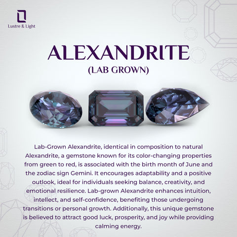 lab grown alexandrite trillion double halo earrings with moissanite 