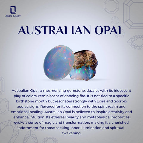 australian opal oval cab stackable bezel-set ring