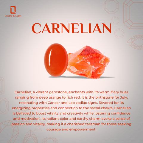 carnelian oval cab stackable bezel-set ring