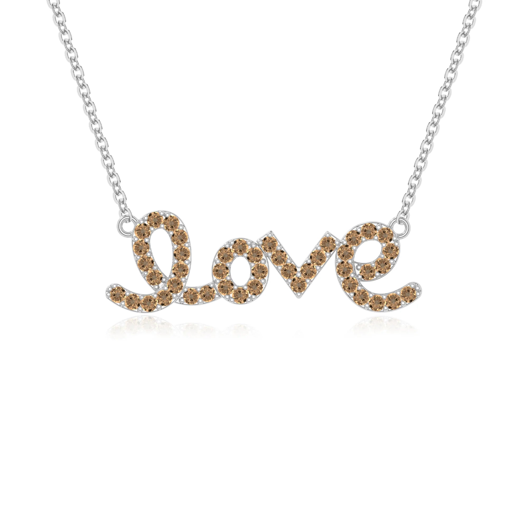 natural citrine infinity love knot necklaces in sterling silver 