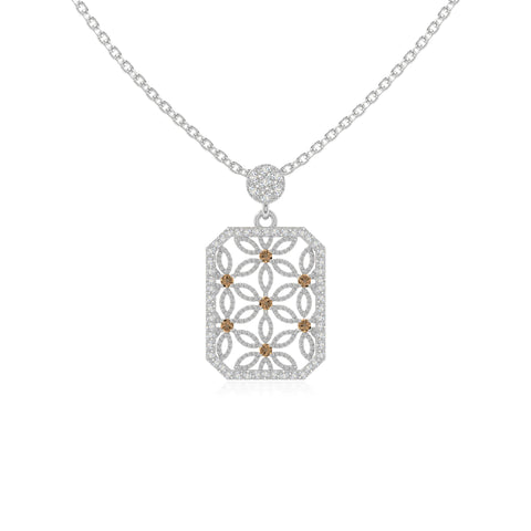 natural citrine infinity love knot necklaces in sterling silver 