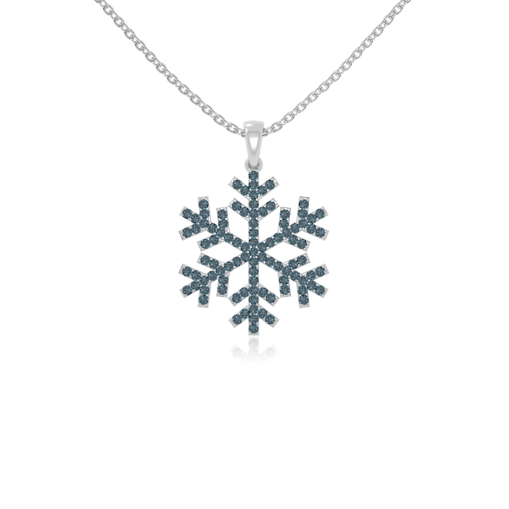 natural london-blue-topaz infinity love knot necklaces in sterling silver 