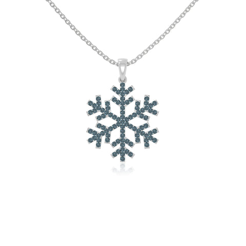 natural london-blue-topaz infinity love knot necklaces in sterling silver 