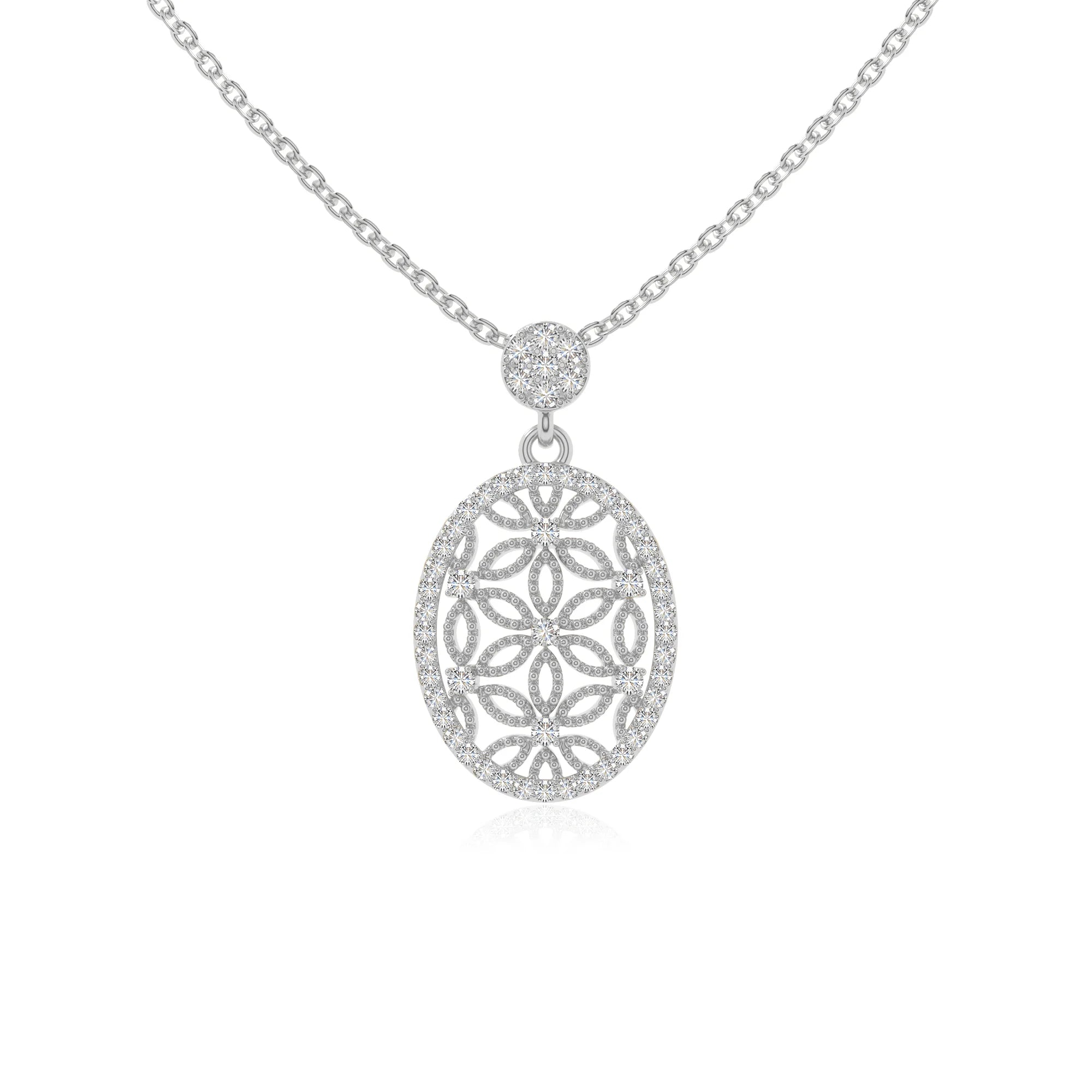 moissanite infinity love knot necklaces in sterling silver 