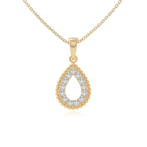 moissanite infinity love knot necklaces in yellow gold vermeil 