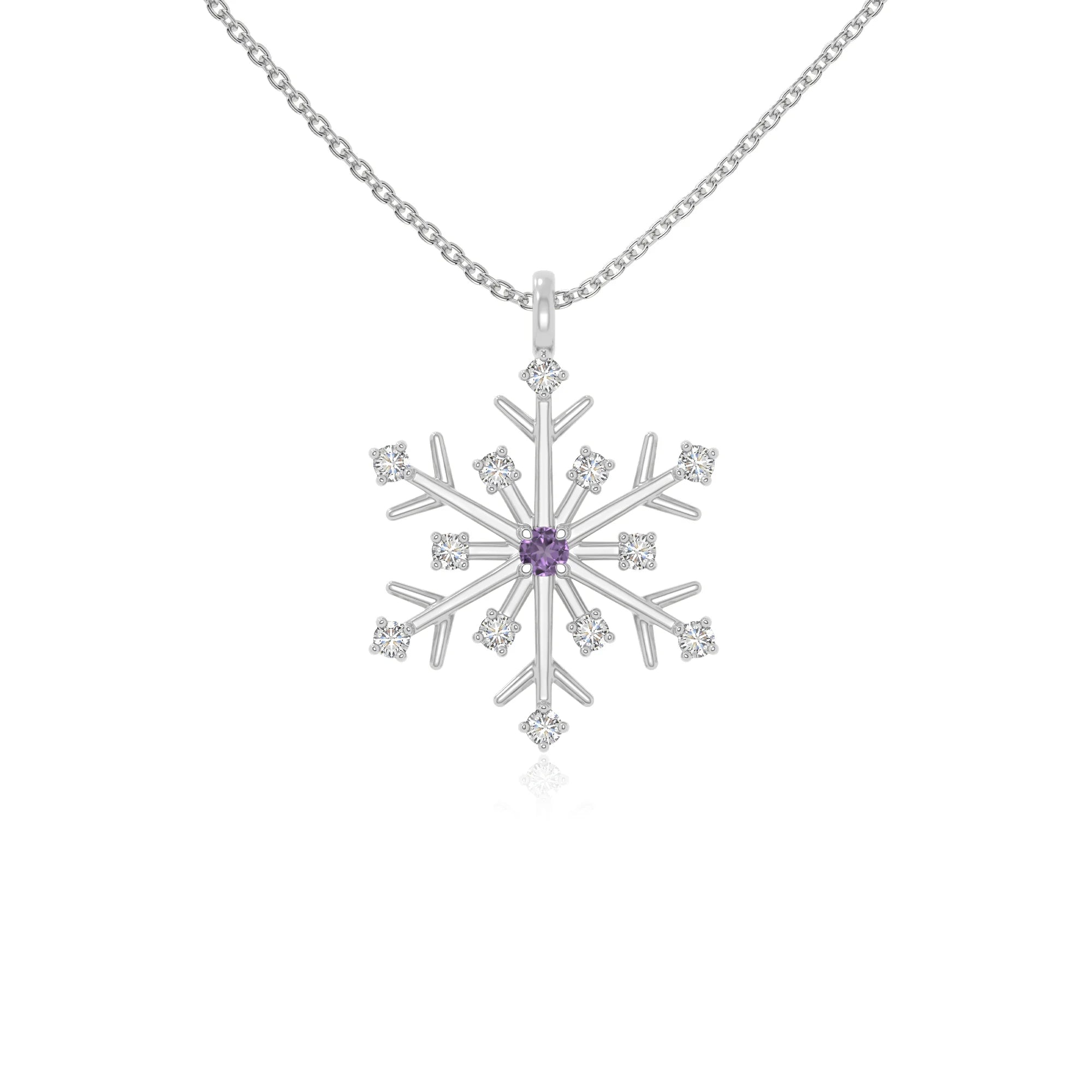 natural amethyst infinity love knot necklaces in sterling silver 