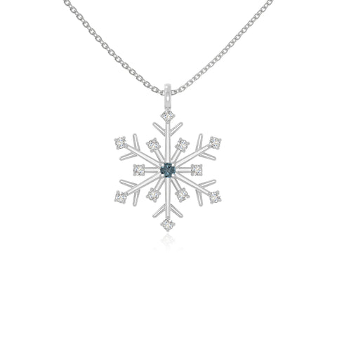 natural london-blue-topaz infinity love knot necklaces in sterling silver 