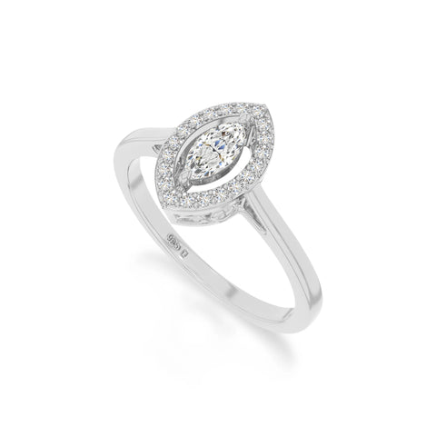 natural moissanite solitaire halo engagement rings in sterling silver 