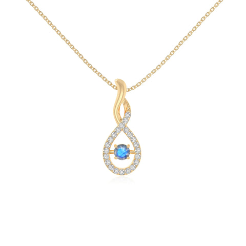 natural labradorite infinity necklaces in yellow gold vermeil 