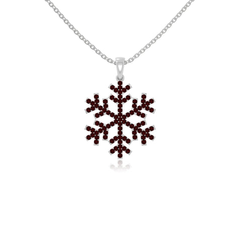 natural garnet infinity love knot necklaces in sterling silver 