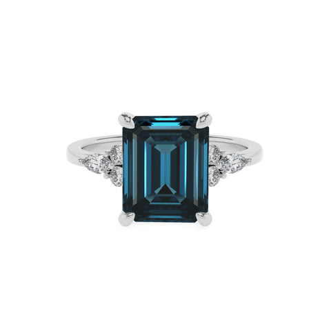 natural london blue topaz london blue topaz solitaire engagement ring