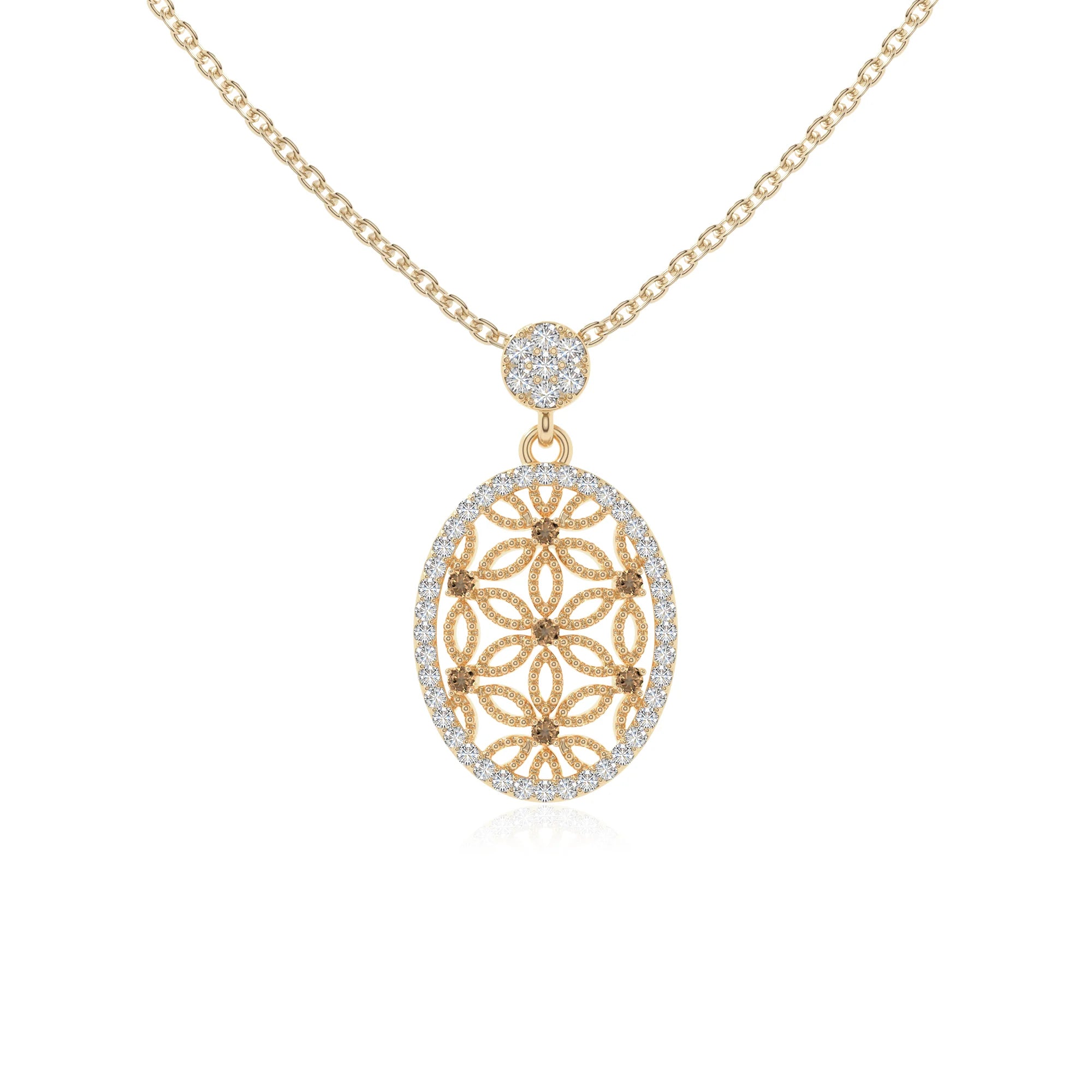 natural citrine infinity love knot necklaces in yellow gold vermeil 