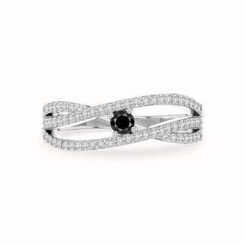natural black onyx promise rings in sterling silver 