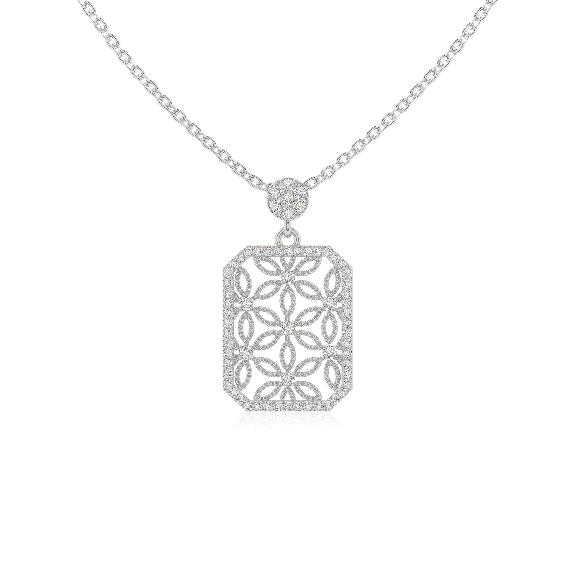 moissanite infinity love knot necklaces in sterling silver 