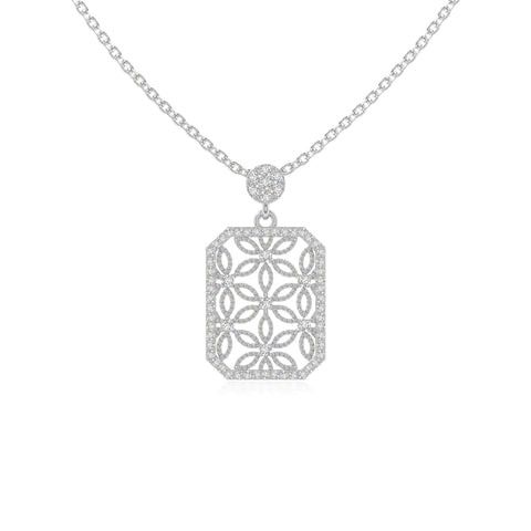 moissanite infinity love knot necklaces in sterling silver 