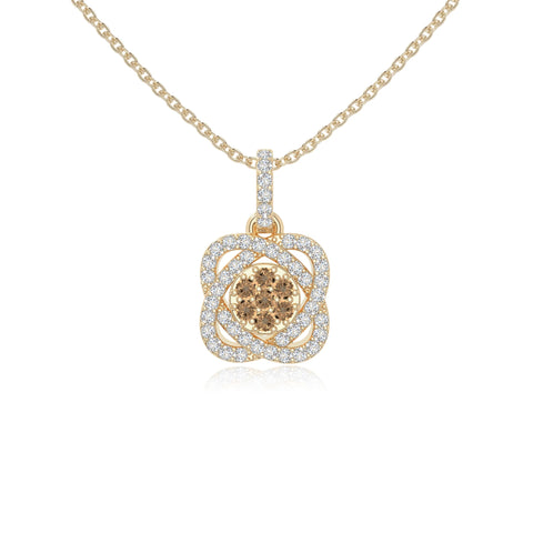 natural citrine inner power necklaces in yellow gold vermeil 