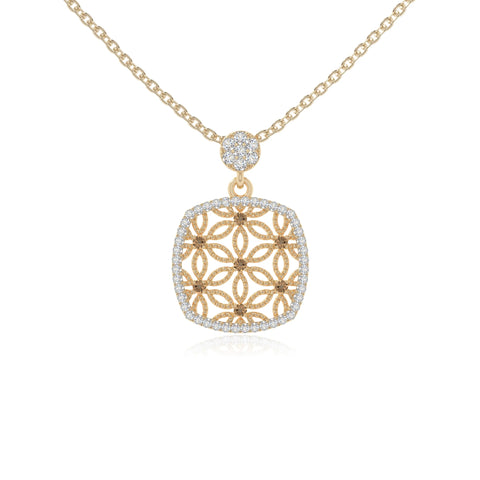natural citrine infinity love knot necklaces in yellow gold vermeil 