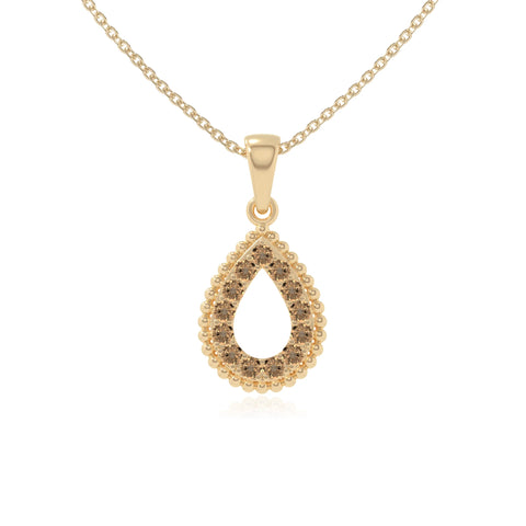 natural citrine infinity love knot necklaces in yellow gold vermeil 