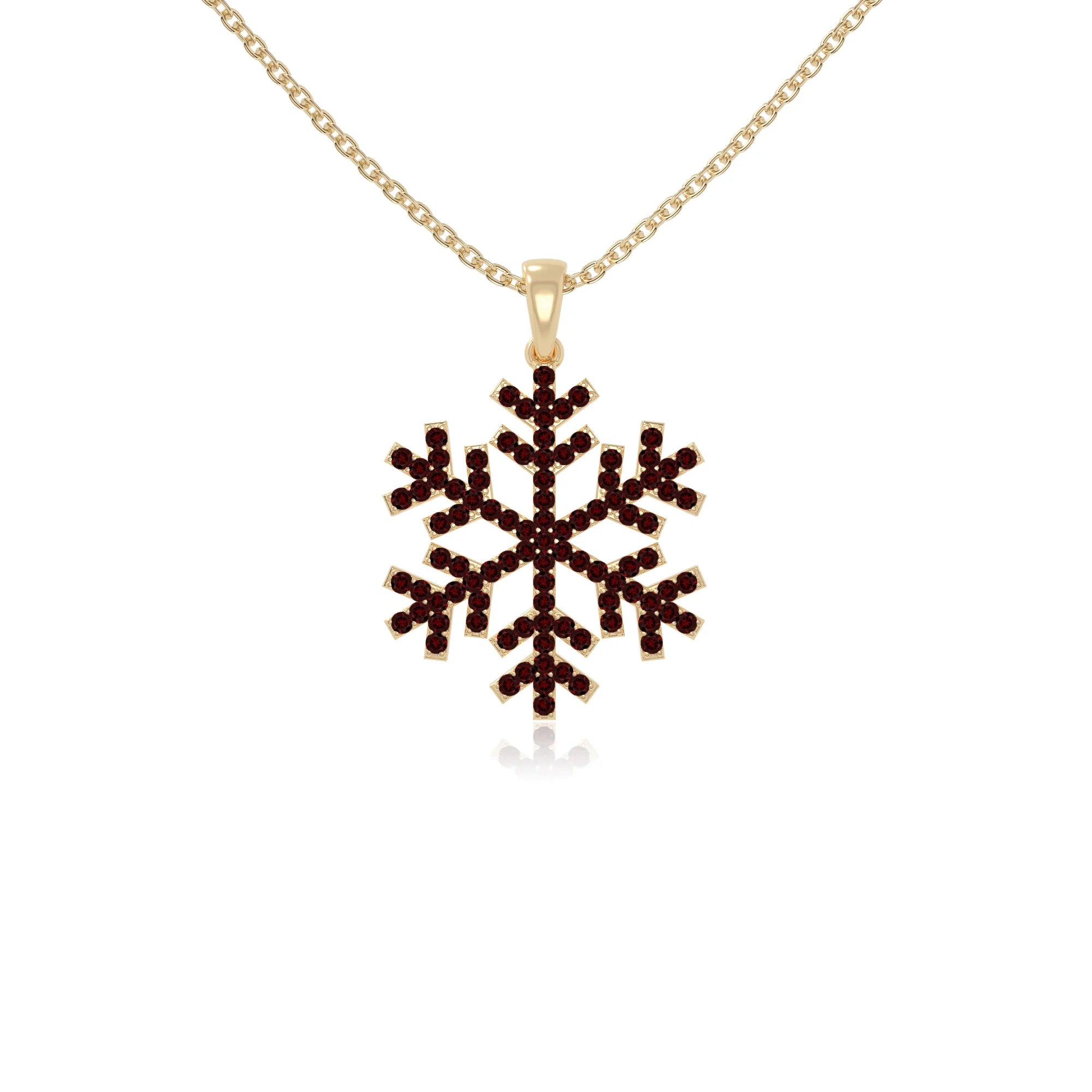 natural garnet infinity love knot necklaces in yellow gold vermeil 