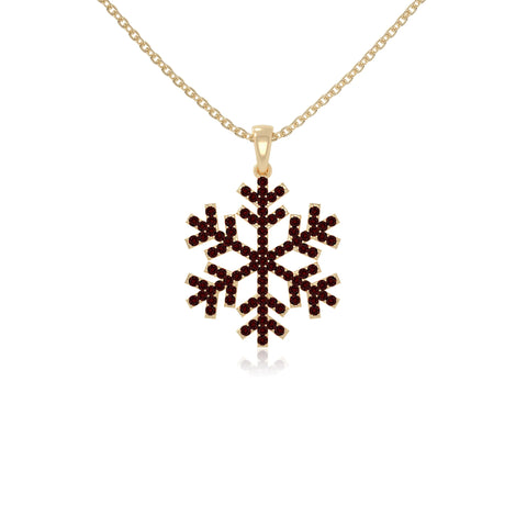 natural garnet infinity love knot necklaces in yellow gold vermeil 