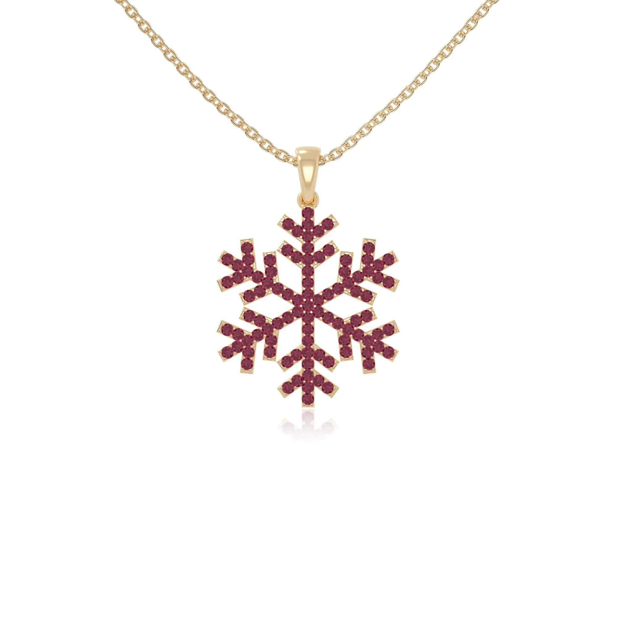 natural ruby infinity love knot necklaces in yellow gold vermeil 