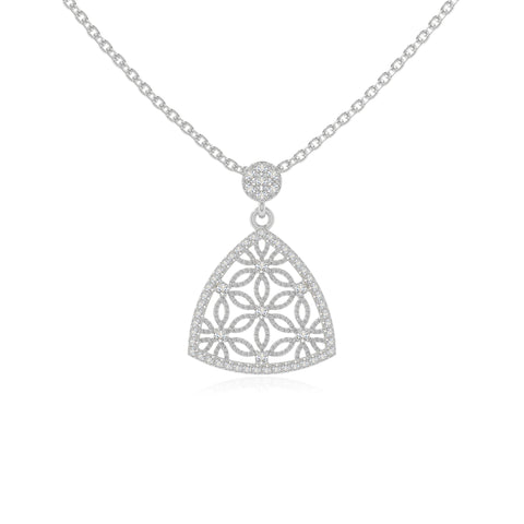 moissanite infinity love knot necklaces in sterling silver 