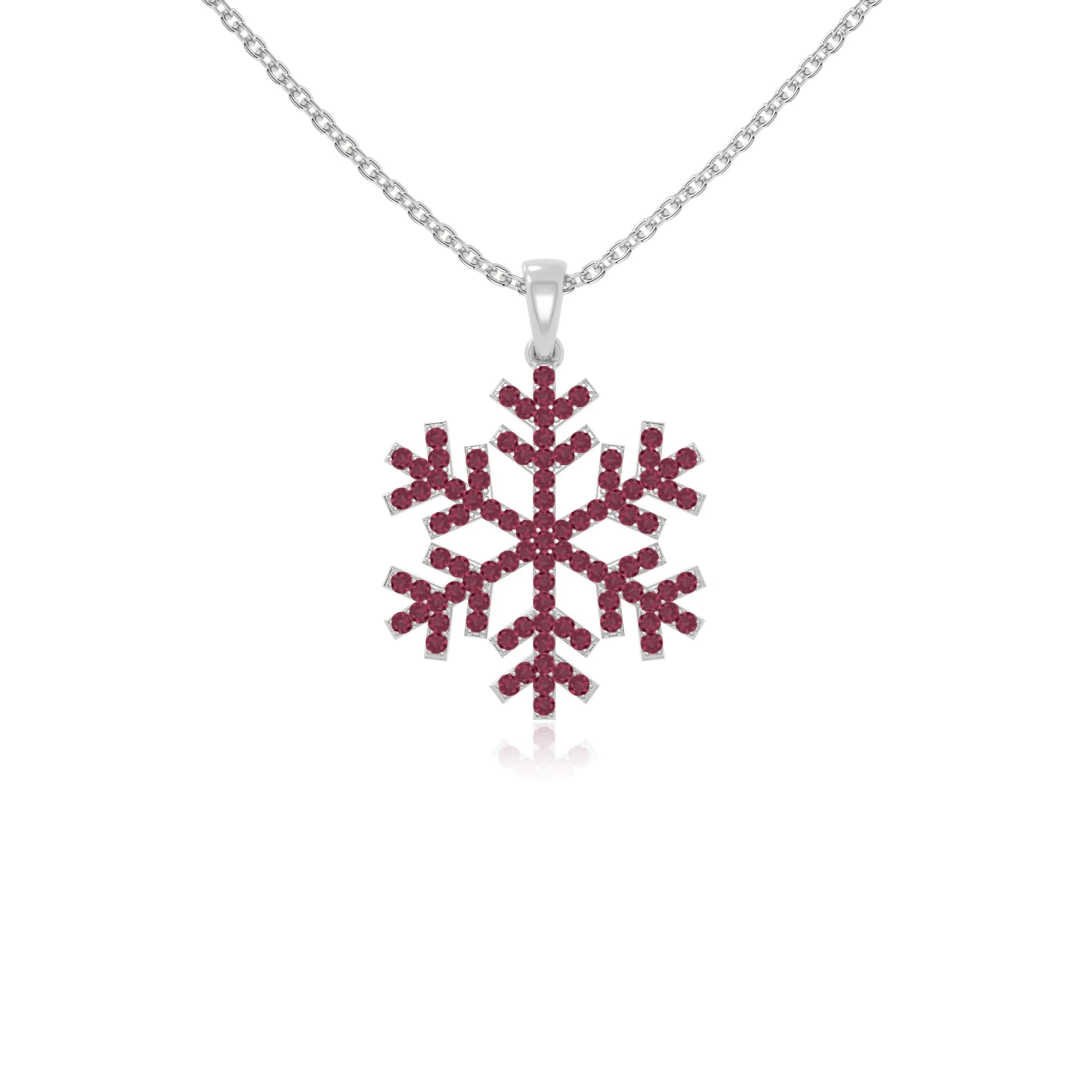 natural ruby infinity love knot necklaces in sterling silver 