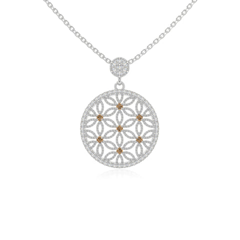 natural citrine infinity love knot necklaces in sterling silver 