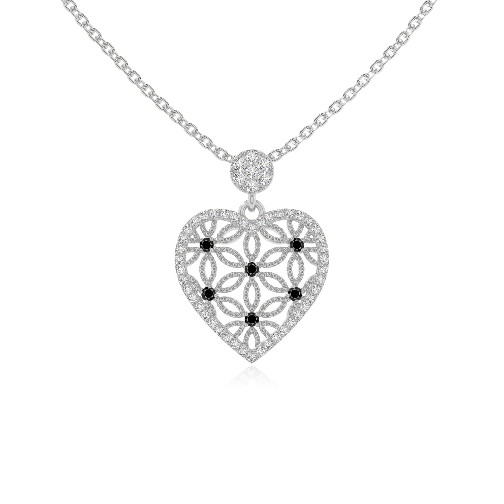 natural black-onyx infinity love knot necklaces in sterling silver 