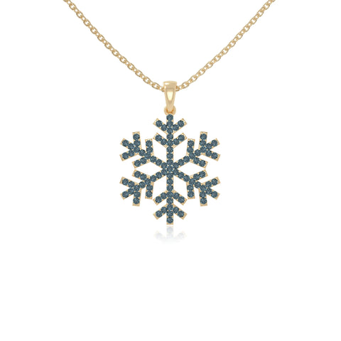 natural london-blue-topaz infinity love knot necklaces in yellow gold vermeil 