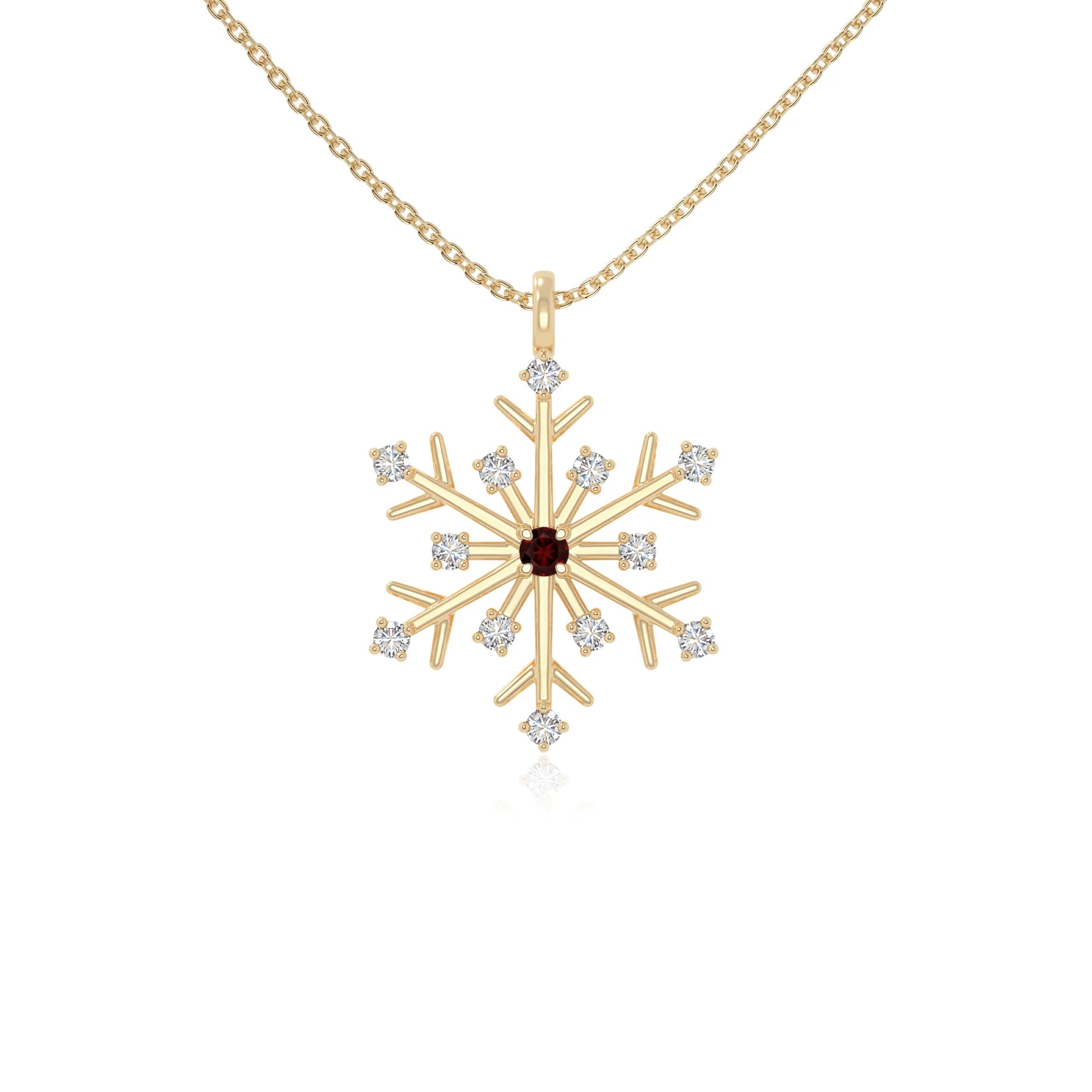 natural garnet infinity love knot necklaces in yellow gold vermeil 