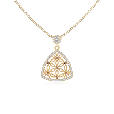 natural citrine infinity love knot necklaces in yellow gold vermeil 