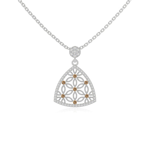 natural citrine infinity love knot necklaces in sterling silver 