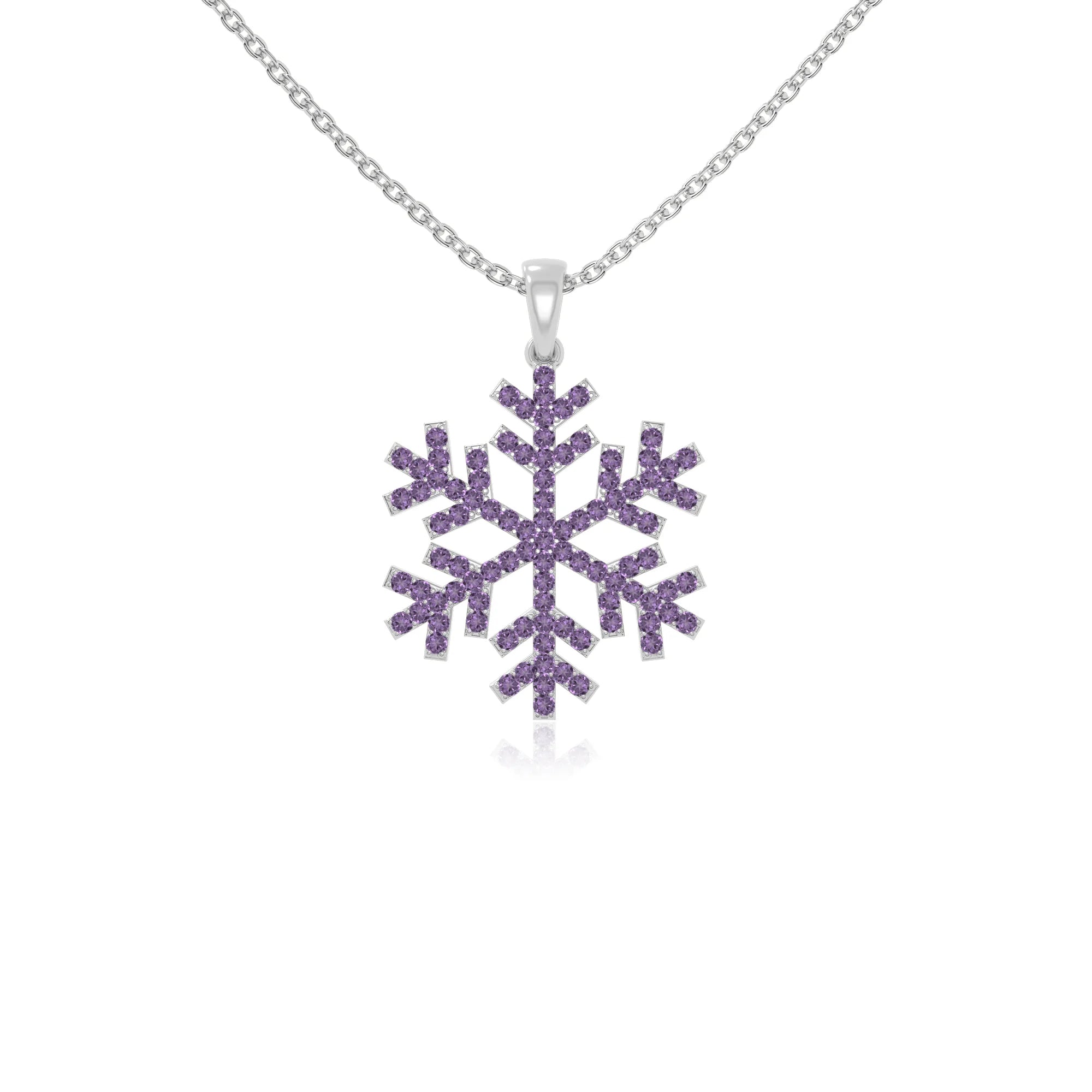 natural amethyst infinity love knot necklaces in sterling silver 