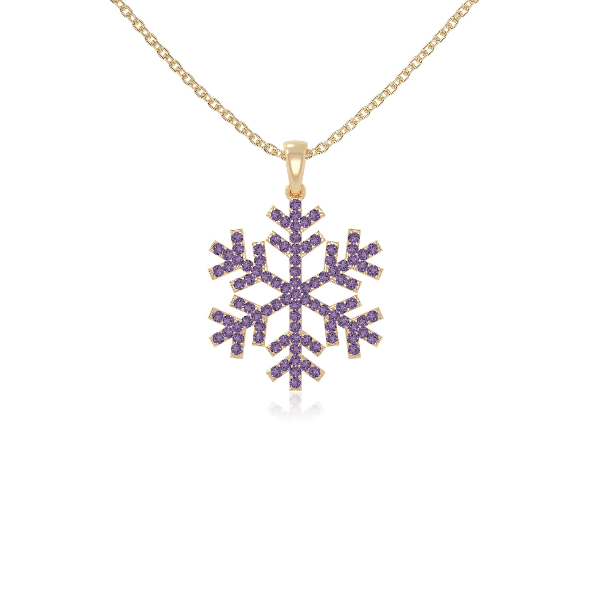 natural amethyst infinity love knot necklaces in yellow gold vermeil 