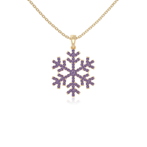 natural amethyst infinity love knot necklaces in yellow gold vermeil 