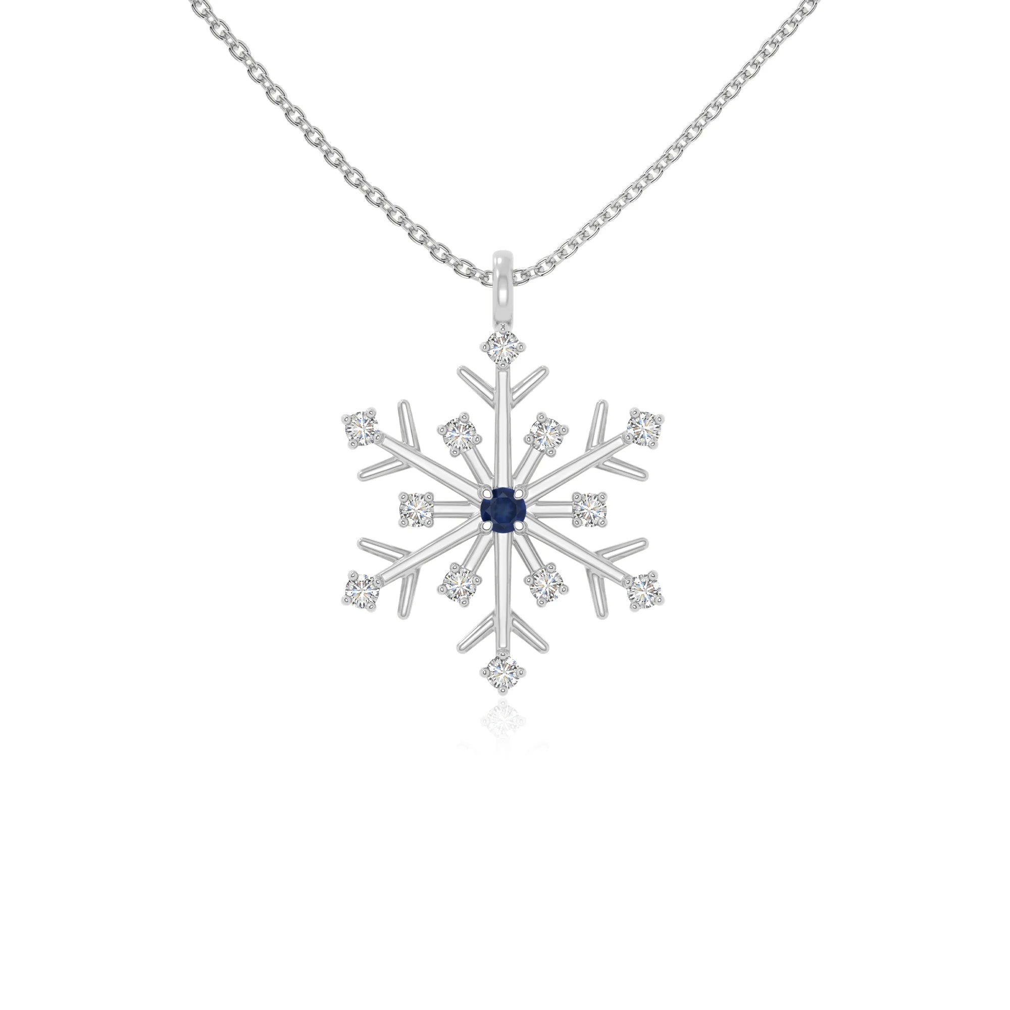 natural blue-sapphire infinity love knot necklaces in sterling silver 
