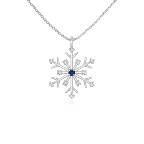 natural blue-sapphire infinity love knot necklaces in sterling silver 