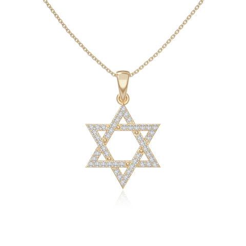 moissanite infinity love knot necklaces in yellow gold vermeil 