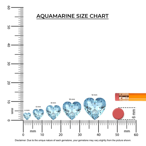 lab grown aquamarine heart half eterity solitaire engagement ring