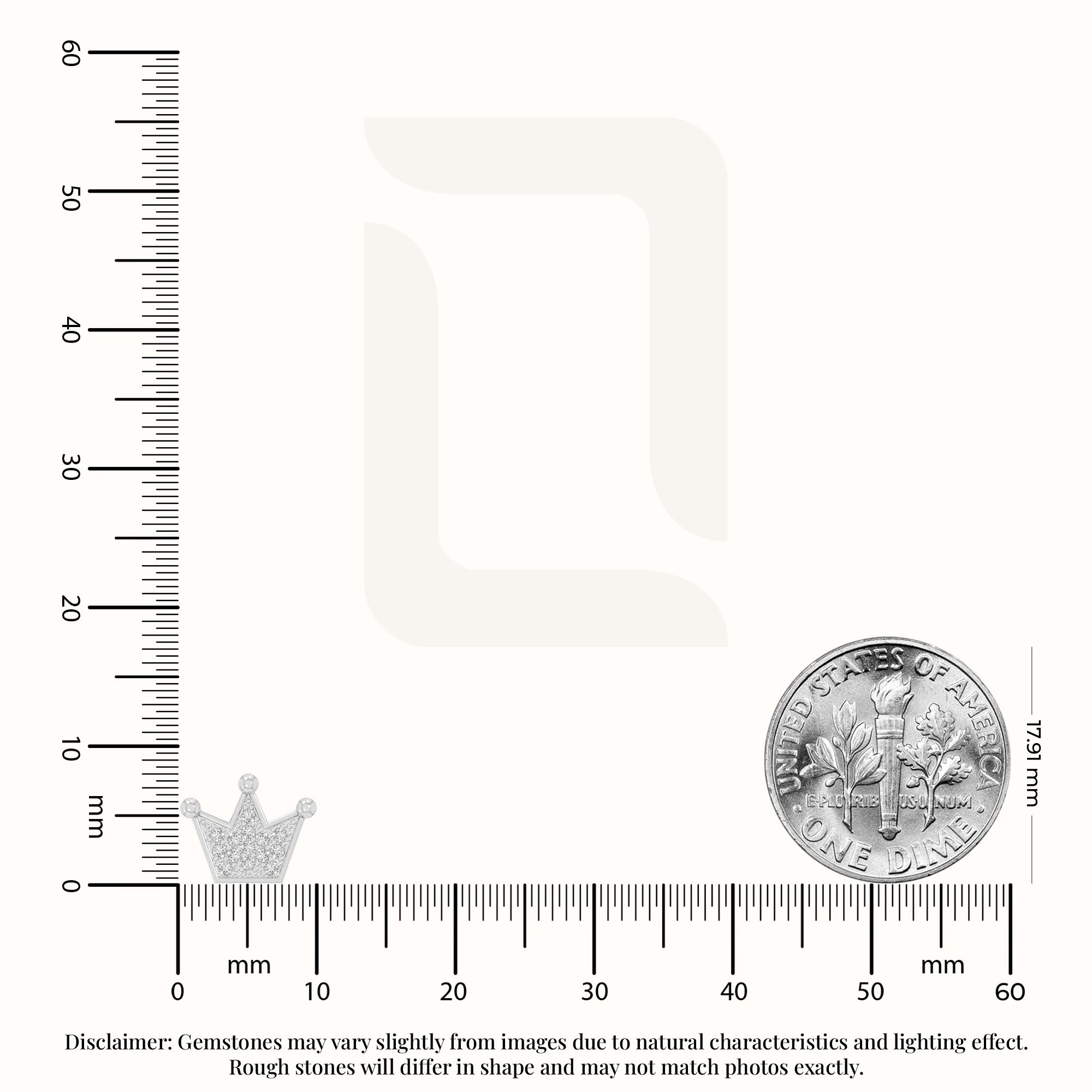 moissanite crown stud earrings in sterling silver 