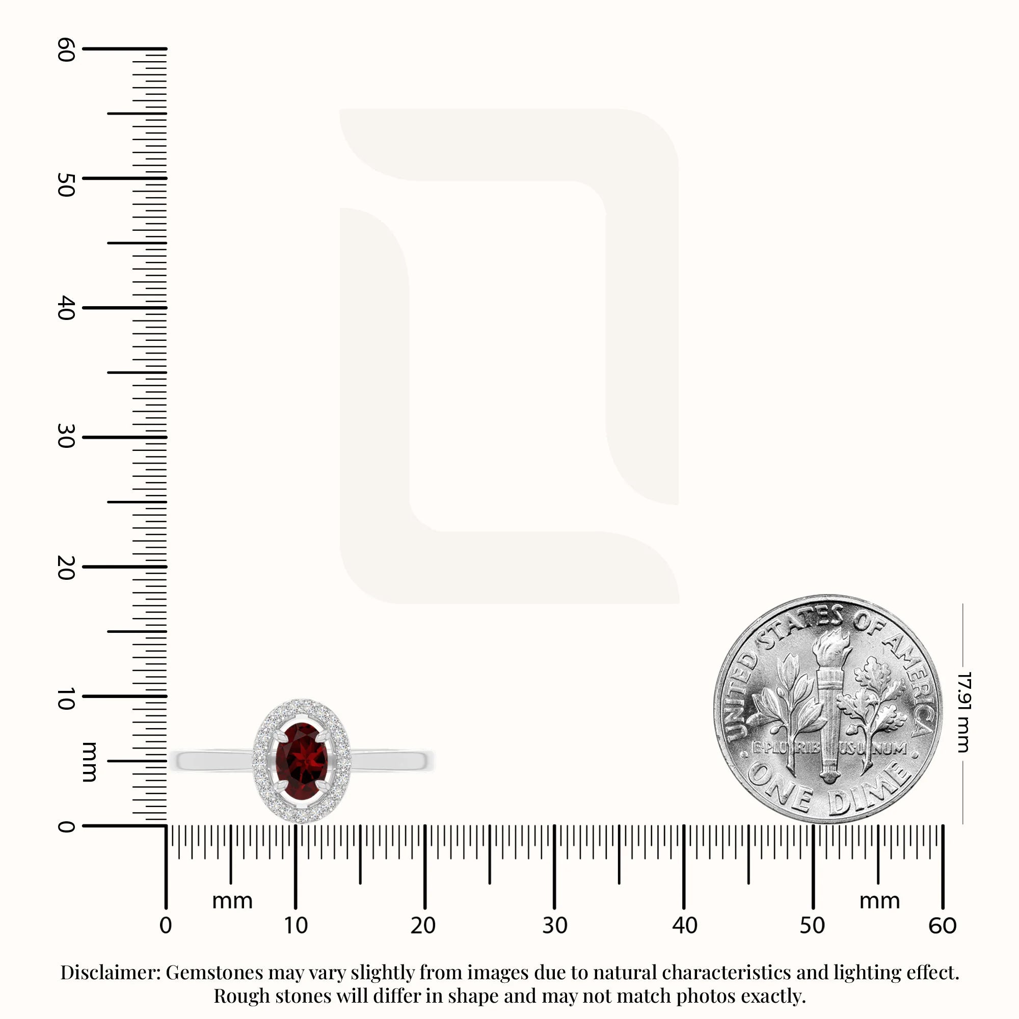 natural garnet solitaire halo engagement rings in sterling silver 