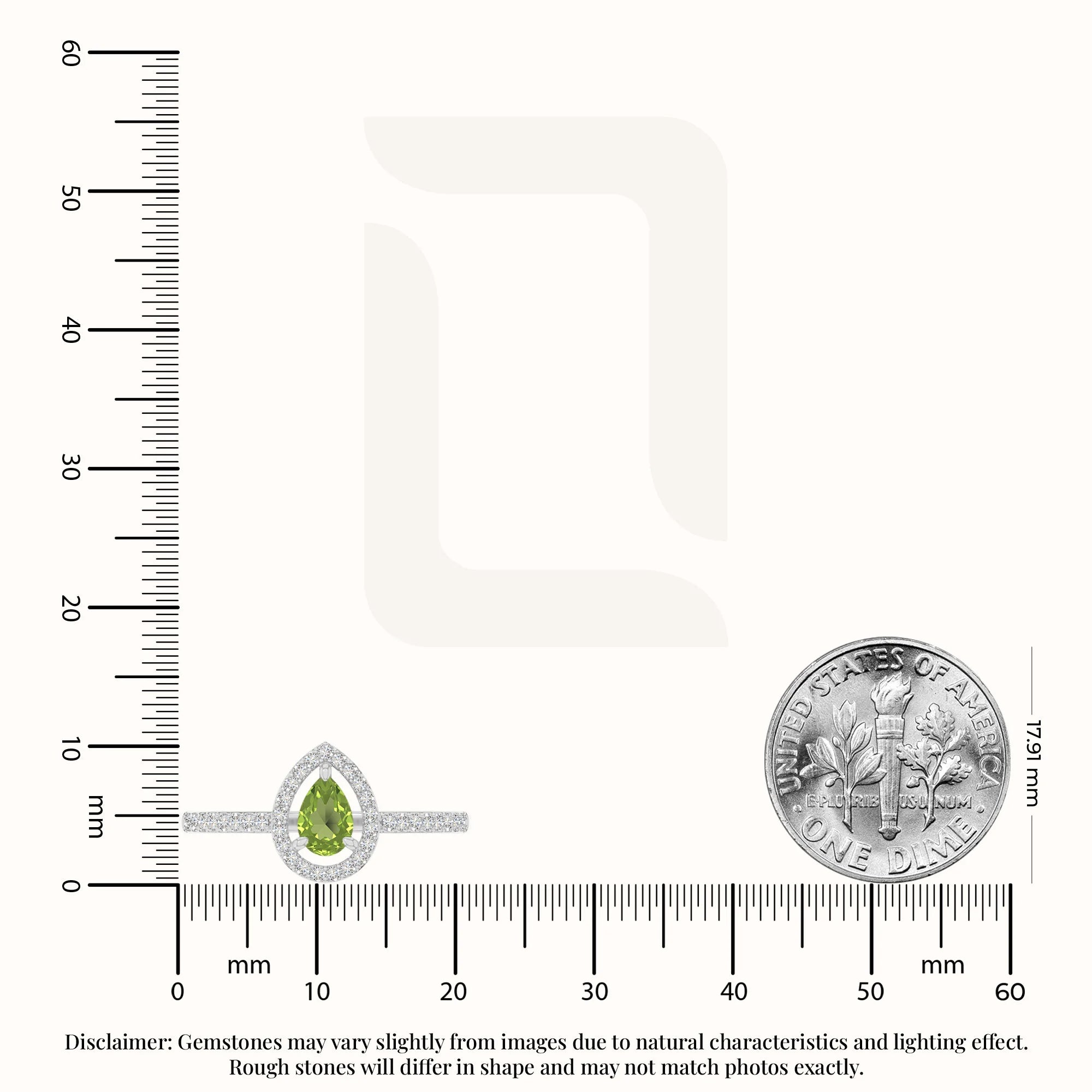 natural peridot solitaire halo engagement rings in sterling silver 