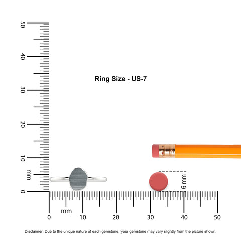 selenite rough shape stackable bezel-set ring