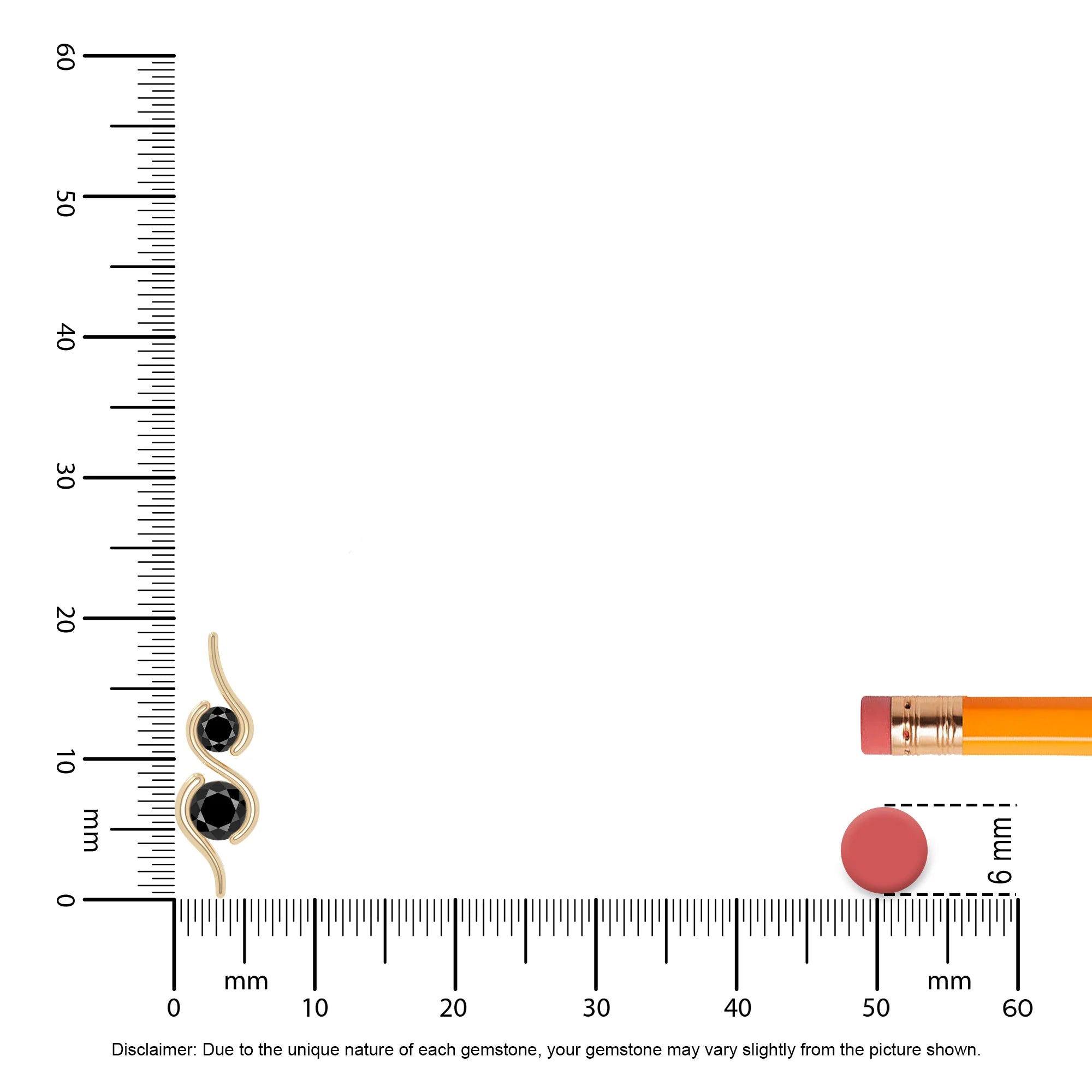 natural black-onyx 2 stone infinity necklaces in yellow gold vermeil 